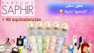 🆕Perfumes Saphir mujer equivalencias 2023 Parfums Saphir femme equivalences روايح سافير النسائية [upl. by Anilam93]