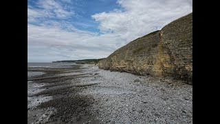 Llantwit Major Beach 2023  filmed using DJI Mini 3 Pro [upl. by Gilliette804]