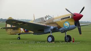 Curtiss P40F Warhawk 4119841 Lees hope [upl. by Jegger]