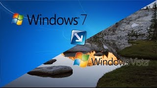 Windows 7 COMPLETELY transformed into Windows Vista [upl. by Kerge296]