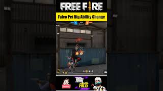 Falco Pet 🦅 Big Ability Change After Newest Update of Free Fire 😘 [upl. by Tiphanie354]