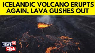 Volcanic Eruption Starts Again in Iceland’s Southwest Corner  Iceland Volcano Eruption News  N18G [upl. by Stormy]