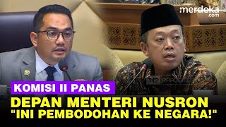 Komisi II Keras Depan Menteri Nusron Ini Pembodohan Terhadap Negara Setiap Hari [upl. by Annavaig508]