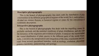 PHYTOGEOGRAPHY 5 th Semester Bsc Botany Calicut University [upl. by Follansbee]