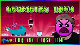 🔴Geometry Dash For the First Time ft N64Gary [upl. by Noyr]