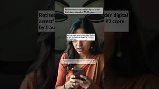 What is digital arrest scam  cybercrime digitalarrest scams bankfraudcall bank [upl. by Ydorb282]