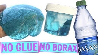 WATER SLIME 💦 HOW TO MAKE CLEAR SLIME WITHOUT GLUE WITHOUT BORAX TESTING WATER SLIME RECIPES [upl. by Andy639]