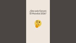 ¿Quien Ganará el mundial 2026 🤔⚽️ Pt2 shorts mundial2026 paises [upl. by Supple105]