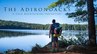 A Solo Backpacking Adventure In The Adirondacks  Lower Sargent Pond [upl. by Aniad69]