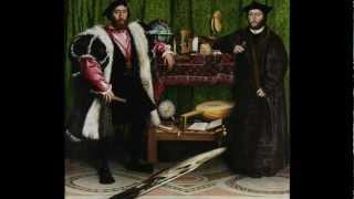 Holbein the Younger the Ambassadors old version please see new version [upl. by Aleek]