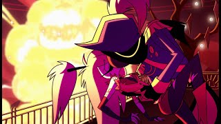 Sir Pentious and Cherri Bomb Kiss Hazbin Hotel [upl. by Krystle]