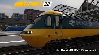 Trainz 22  New BR Class 43 HST Powercar DLC Review [upl. by Arras]