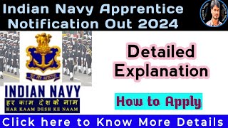 Indian Navy Dockyard Apprentice Notification Out 2024 In Telugu by Srikanth [upl. by Emina910]