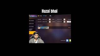 Huzai bhai reaction on id 😏 shorts freefire viralshorts shortsfeed [upl. by Llennoj]