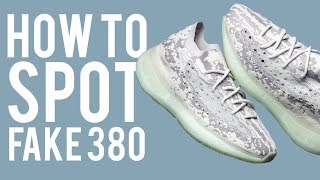 HOW TO SPOT FAKE YEEZY BOOST 380s [upl. by Doran]