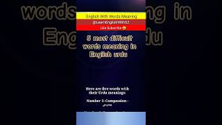 Words meaning in English urdu  learn  words meaning [upl. by Christenson]