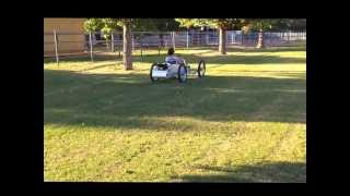 Cyclekart test driving Monocar with rear body installed [upl. by Rubi]