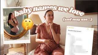 sharing the names on our BABY LIST 🙈  Old Fashioned Unique Baby Names We Love amp May Use [upl. by Rim196]