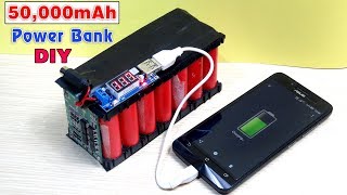 How to Make a 50000 mAh Power Bank from Scrap Laptop Battery [upl. by Jack]