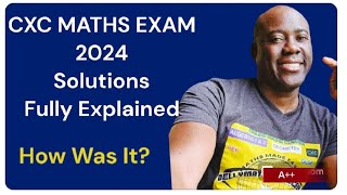 CXC Maths Paper 2 June 2024 Exam Solutions Fully Explained CXC CSEC MATHS MAY 2024csecmaths [upl. by Callan]