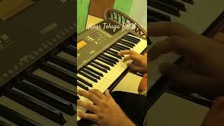 Mass Telugu Movie BGM on Keyboard [upl. by Aima]