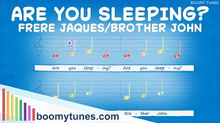 Are You Sleeping Frere Jaques  BOOMWHACKERS amp BELLS Play Along [upl. by Shalna507]