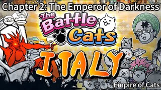 The Battle Cats  Chapter 2 Italy  Deploy Your Army to Conquer the Emperor of Darkness [upl. by Gittle]