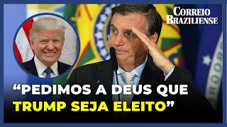 BOLSONARO DIZ QUE VITÓRIA DE TRUMP VAI SER quotEXCELENTE PARA O BRASILquot [upl. by Gayelord]