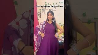 Try this hack fashionhacks anarkali gown ytshorts trendingshorts viral viralhacks pinterest [upl. by Anaud]