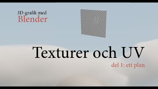 Texturer och UV del 1 [upl. by Ahsyekat]