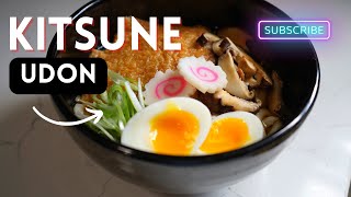 THE ULTIMATE amp EASY NOODLE SOUP KITSUNE UDON [upl. by Yllitnahc]