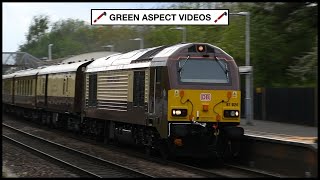 67024 speeds through Whitchurch  British Pullman  260521 [upl. by Fredenburg967]