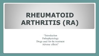 Rheumatoid arthritis RA Introduction Pathophysiology and Treatment 🏥 [upl. by Yeargain]