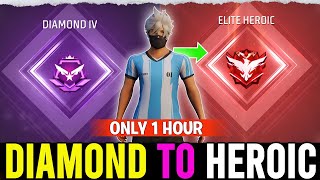 Diamond to Elite Heroic in Random Player 🥵Cs Rank Grandmaster Pushing  Season 25 gwtarun [upl. by Airdnekal]