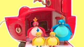 TWIRLYWOOS Toys Big Red Boat Compilation Videos Animals Learning [upl. by Nutter903]