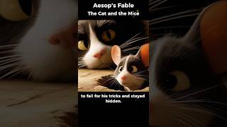 Aesops Fable  The Cat and the Mice aesop aesopsfables cat mice [upl. by Yeblehs]