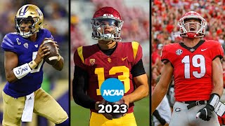 Top 15 College Football Players 2023 [upl. by Jillayne]