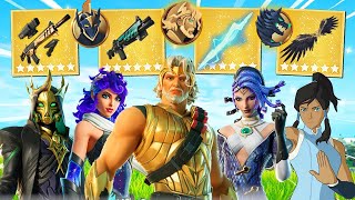 Willkommen zur GÖTTER SEASON in Fortnite Mythische Waffen Medallions amp POIS [upl. by Assirim]