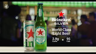 Heineken Silver  WorldClass Light Beer [upl. by Yuhas691]