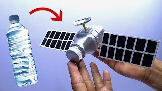 Easy to make satellite model from Bottle  mini satellite model  Easy school activity idea [upl. by Meghan]