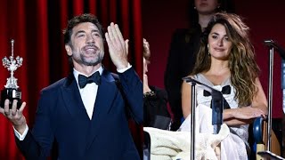 Javier Bardem Gets Emotional Over Penélope Cruz at San Sebastian by Trending News [upl. by Oenire668]