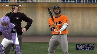 MLB The Show 24 Double A Debut Against The Corpus Christi Hooks [upl. by Vasili]