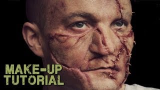 Frankensteins Monster Prosthetic FX Makeup Tutorial amp Trailer [upl. by Groome]