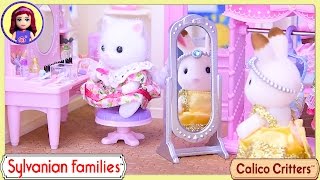 Sylvanian Families Calico Critters Boutique Dressing Up Cosmetics Setup Silly Play Kids Toys [upl. by Zubkoff249]