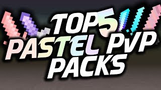 TOP 5 PASTEL PVP TEXTURE PACKS  Minecraft 17 18  No lag High FPS  2018 [upl. by Aileda]