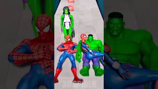 Kiss Run  spiderman VS hulk spiderman gta [upl. by Nilya]