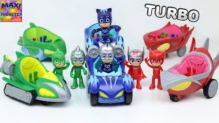 Juguetes de Pj Masks  Vehículos Turbo [upl. by Atener]