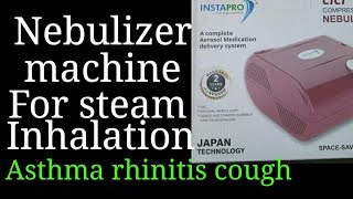 Nebulizer Machine steam inhalation  Use in Asthma cold Cough Pneumonia [upl. by Ayerim]