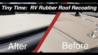 RV Rubber Roof Recoating [upl. by Orvil87]