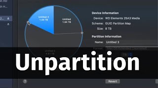 Can’t Unpartition External Hard Drive on Mac  FIX [upl. by Valdemar470]